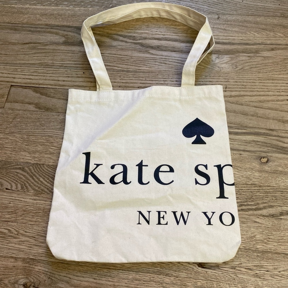 Kate Spade New York Made in USA Cotton Canvas Bag - two small marks on back